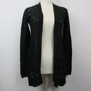 Mossimo Supply Co Women’s Size XS Knit Black Cardigan Open Front